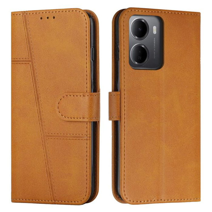 Funda para teléfono de piel con textura de becerro y hebilla cosida, For Redmi 15a 5G, For Redmi A7 Pro 4G 171mm, For Redmi Turbo 5 Max / Poco X8 Pro Max 5G, For Redmi Turbo 5 / Poco X8 Pro 5G, For Redmi Note 15 Pro+ 5G Global 163.3mm                  ...