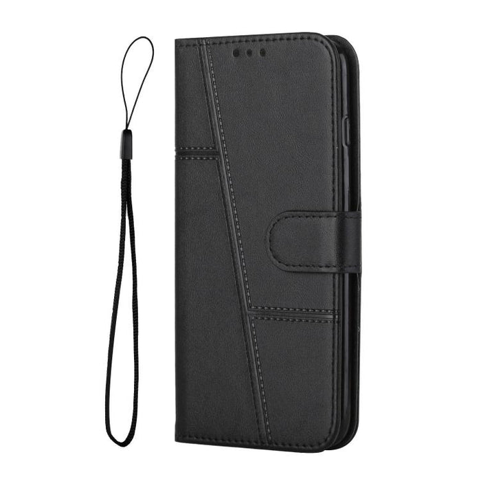 Funda para teléfono de piel con textura de becerro y hebilla cosida, For Redmi 15a 5G, For Redmi A7 Pro 4G 171mm, For Redmi Turbo 5 Max / Poco X8 Pro Max 5G, For Redmi Turbo 5 / Poco X8 Pro 5G, For Redmi Note 15 Pro+ 5G Global 163.3mm                  ...