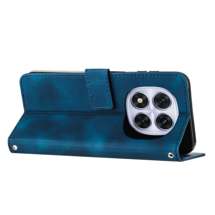 Funda de cuero para teléfono Dream Triangle con cordón largo, For Redmi Note 14 Pro 5G Global, For Redmi Turbo 4 / Xiaomi Poco X7 Pro, For Redmi K80 / K80 Pro, For Redmi Note 14 4G 163.25mm, For Redmi Note 14 5G Global