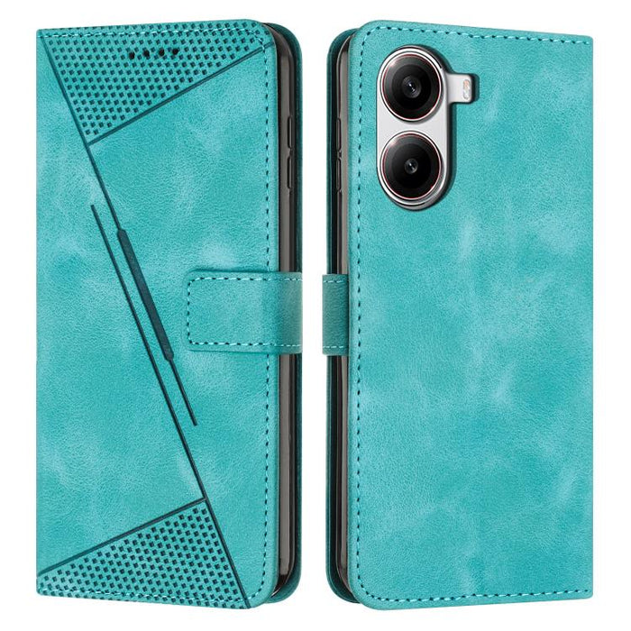 Funda de cuero para teléfono Dream Triangle con cordón largo, For Redmi Note 14 Pro 5G Global, For Redmi Turbo 4 / Xiaomi Poco X7 Pro, For Redmi K80 / K80 Pro, For Redmi Note 14 4G 163.25mm, For Redmi Note 14 5G Global