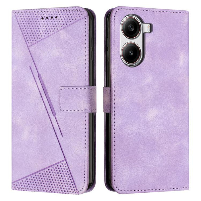 Funda de cuero para teléfono Dream Triangle con cordón largo, For Redmi Note 14 Pro 5G Global, For Redmi Turbo 4 / Xiaomi Poco X7 Pro, For Redmi K80 / K80 Pro, For Redmi Note 14 4G 163.25mm, For Redmi Note 14 5G Global