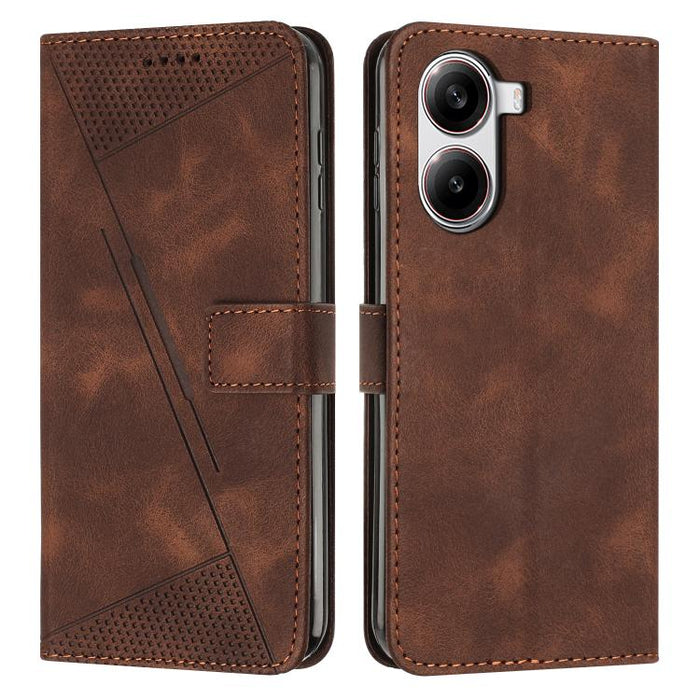 Funda de cuero para teléfono Dream Triangle con cordón largo, For Redmi Note 14 Pro 5G Global, For Redmi Turbo 4 / Xiaomi Poco X7 Pro, For Redmi K80 / K80 Pro, For Redmi Note 14 4G 163.25mm, For Redmi Note 14 5G Global