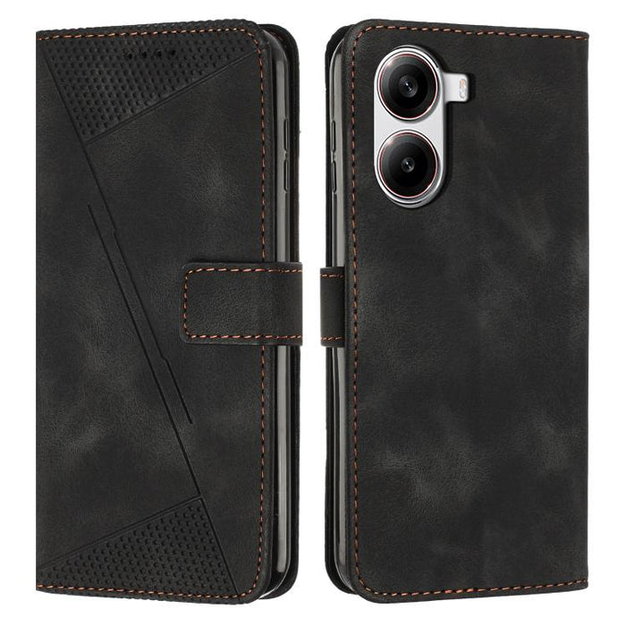 Funda de cuero para teléfono Dream Triangle con cordón largo, For Redmi Note 14 Pro 5G Global, For Redmi Turbo 4 / Xiaomi Poco X7 Pro, For Redmi K80 / K80 Pro, For Redmi Note 14 4G 163.25mm, For Redmi Note 14 5G Global