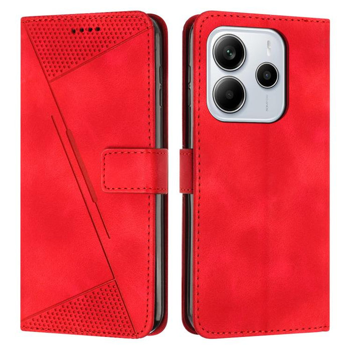 Funda de cuero para teléfono Dream Triangle con cordón largo, For Redmi Note 14 Pro 5G Global, For Redmi Turbo 4 / Xiaomi Poco X7 Pro, For Redmi K80 / K80 Pro, For Redmi Note 14 4G 163.25mm, For Redmi Note 14 5G Global