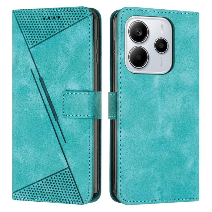 Funda de cuero para teléfono Dream Triangle con cordón largo, For Redmi Note 14 Pro 5G Global, For Redmi Turbo 4 / Xiaomi Poco X7 Pro, For Redmi K80 / K80 Pro, For Redmi Note 14 4G 163.25mm, For Redmi Note 14 5G Global