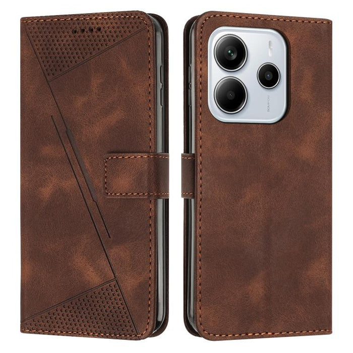 Funda de cuero para teléfono Dream Triangle con cordón largo, For Redmi Note 14 Pro 5G Global, For Redmi Turbo 4 / Xiaomi Poco X7 Pro, For Redmi K80 / K80 Pro, For Redmi Note 14 4G 163.25mm, For Redmi Note 14 5G Global