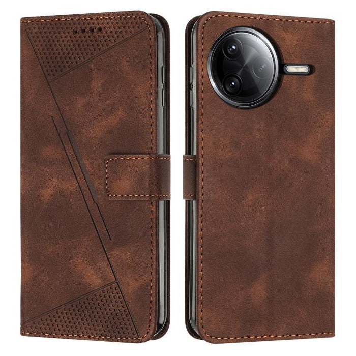 Funda de cuero para teléfono Dream Triangle con cordón largo, For Redmi Note 14 Pro 5G Global, For Redmi Turbo 4 / Xiaomi Poco X7 Pro, For Redmi K80 / K80 Pro, For Redmi Note 14 4G 163.25mm, For Redmi Note 14 5G Global