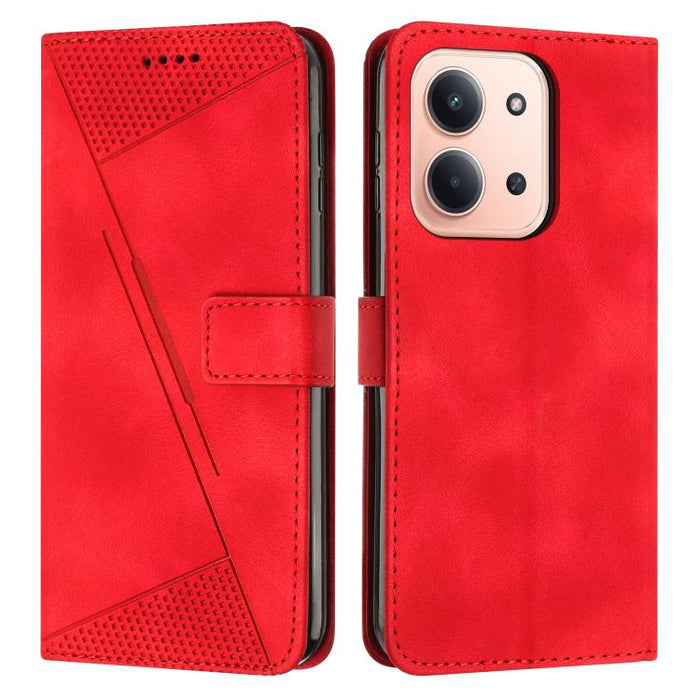 Funda de cuero para teléfono Dream Triangle con cordón largo, For Redmi Note 14 Pro 5G Global, For Redmi Turbo 4 / Xiaomi Poco X7 Pro, For Redmi K80 / K80 Pro, For Redmi Note 14 4G 163.25mm, For Redmi Note 14 5G Global