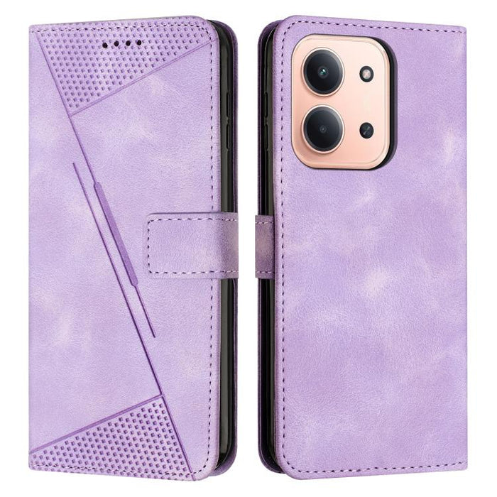 Funda de cuero para teléfono Dream Triangle con cordón largo, For Redmi Note 14 Pro 5G Global, For Redmi Turbo 4 / Xiaomi Poco X7 Pro, For Redmi K80 / K80 Pro, For Redmi Note 14 4G 163.25mm, For Redmi Note 14 5G Global