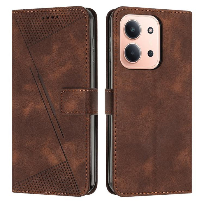 Funda de cuero para teléfono Dream Triangle con cordón largo, For Redmi Note 14 Pro 5G Global, For Redmi Turbo 4 / Xiaomi Poco X7 Pro, For Redmi K80 / K80 Pro, For Redmi Note 14 4G 163.25mm, For Redmi Note 14 5G Global