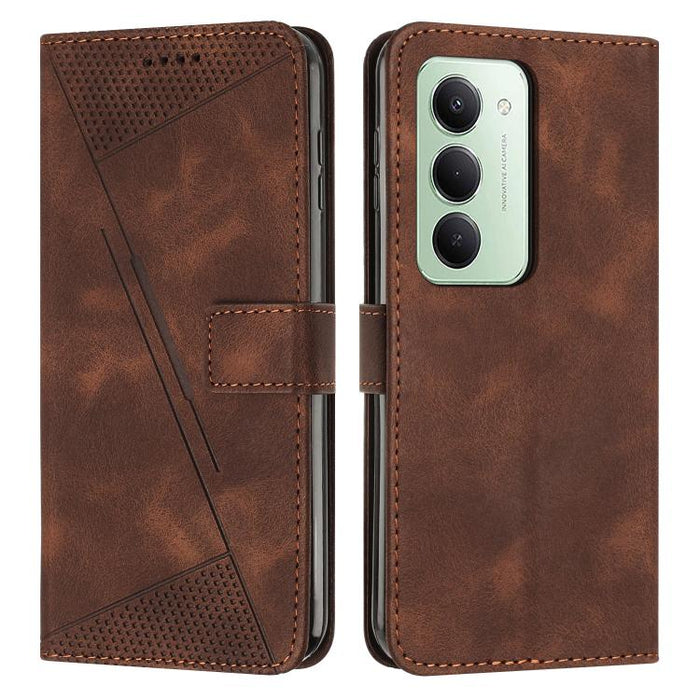 Funda de cuero para teléfono Dream Triangle con cordón largo, For Redmi Note 14 Pro 5G Global, For Redmi Turbo 4 / Xiaomi Poco X7 Pro, For Redmi K80 / K80 Pro, For Redmi Note 14 4G 163.25mm, For Redmi Note 14 5G Global