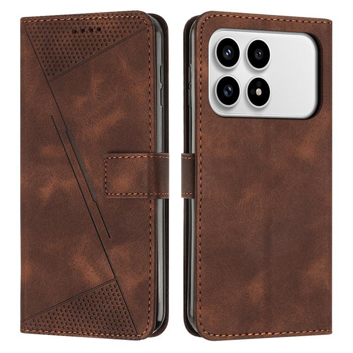 Funda de cuero para teléfono Dream Triangle con cordón largo, For Redmi 15a 5G, For Redmi A7 Pro 4G 171mm, For Redmi Turbo 5 Max / Poco X8 Pro Max 5G, For Redmi Turbo 5 / Poco X8 Pro 5G, For Redmi Note 15 Pro+ 5G Global 163.3mm                         ...