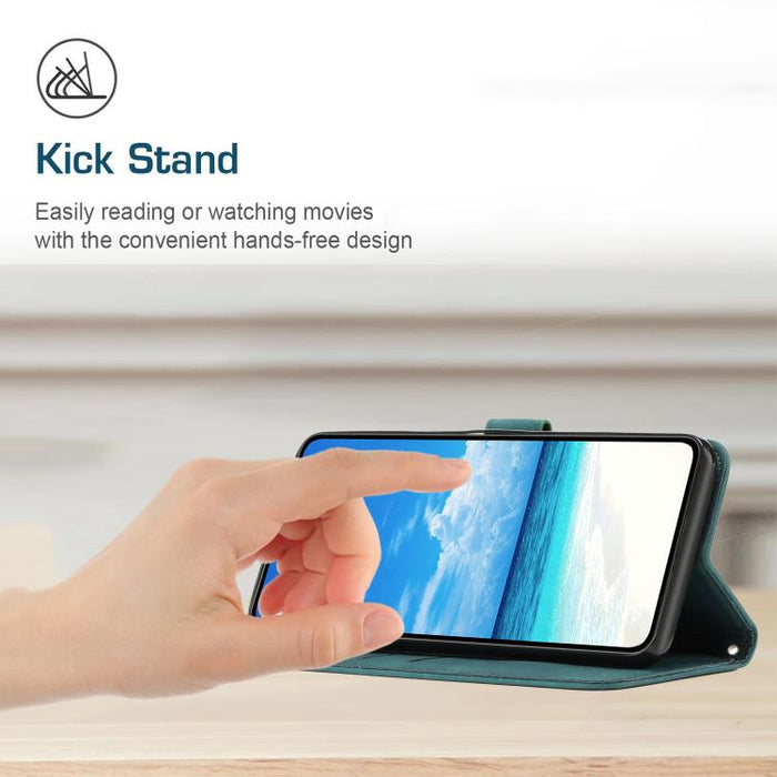 Funda para teléfono de piel con relieve de corazón y cordón largo, For Redmi Note 14 4G 163.25mm, For Redmi Note 14 5G Global