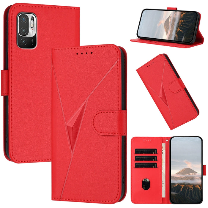 Estuche para teléfono de cuero con cierre de hebilla y diseño de triángulos, For Redmi Note 12 Pro+ Global, For Redmi Note 12 Pro 5G Global, For Redmi Note 12 5G Global, For Redmi A1+, For Redmi K50 Ultra, For Redmi Note 11 4G Global, For Redmi 10A    ...
