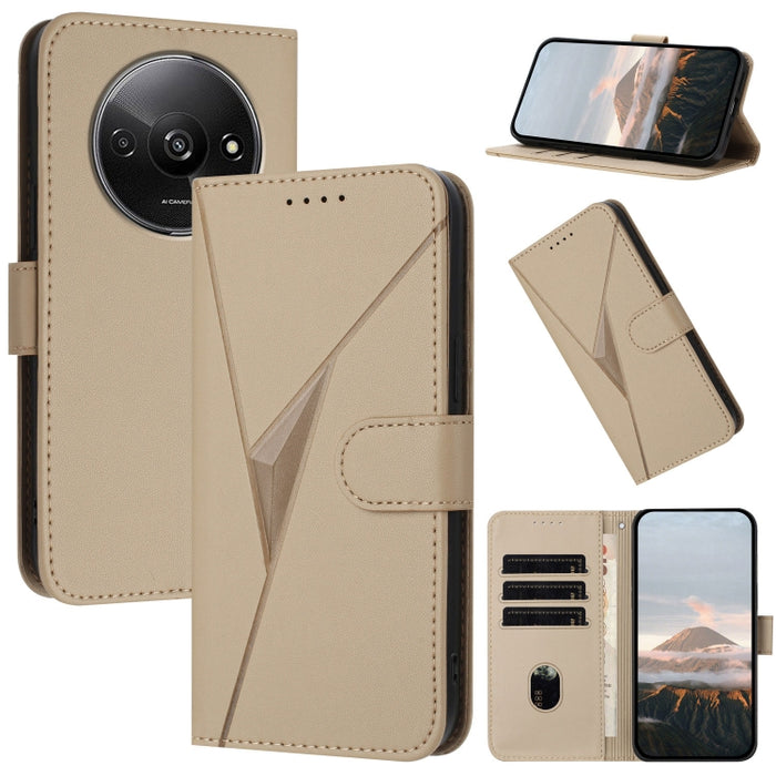 Estuche para teléfono de cuero con cierre de hebilla y diseño de triángulos, For Redmi Turbo 4 / Poco X7 Pro, For Redmi Note 14 Pro 4G, For Redmi Note 14 4G 163.25mm, For Redmi A3 Pro, For Redmi Note 14 5G, For Redmi Note 14 Pro+ 5G, For Redmi 14C 4G  ...