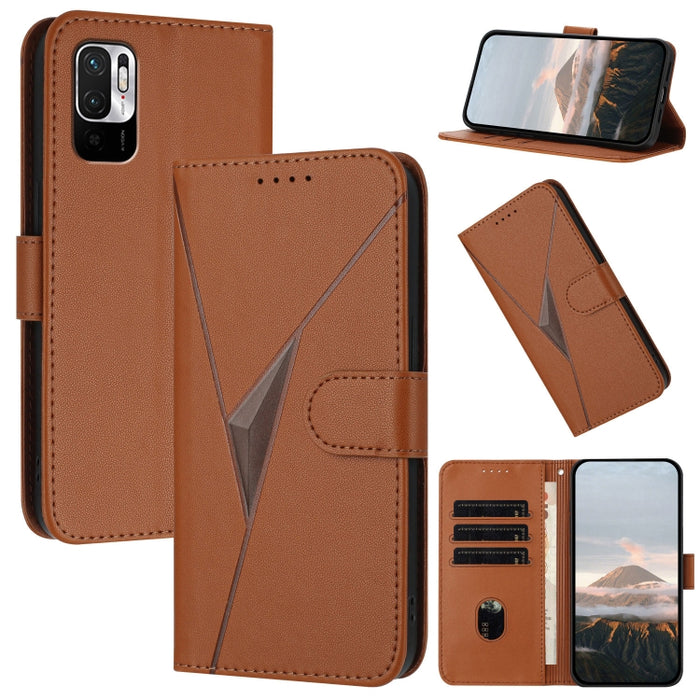 Estuche para teléfono de cuero con cierre de hebilla y diseño de triángulos, For Redmi Note 12 Pro+ Global, For Redmi Note 12 Pro 5G Global, For Redmi Note 12 5G Global, For Redmi A1+, For Redmi K50 Ultra, For Redmi Note 11 4G Global, For Redmi 10A    ...
