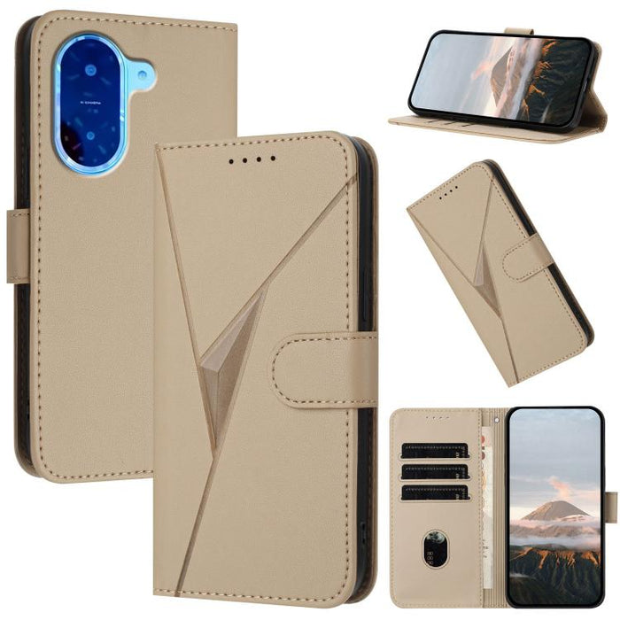 Estuche para teléfono de cuero con cierre de hebilla y diseño de triángulos, For Redmi Turbo 5 Max / Poco X8 Pro Max, For Redmi Turbo 5 5G / Poco X8 Pro 5G, For Redmi Note 15 4G / 5G 164mm / Poco M8 5G, For Redmi K90 Pro Max / Poco F8 Ultra            ...