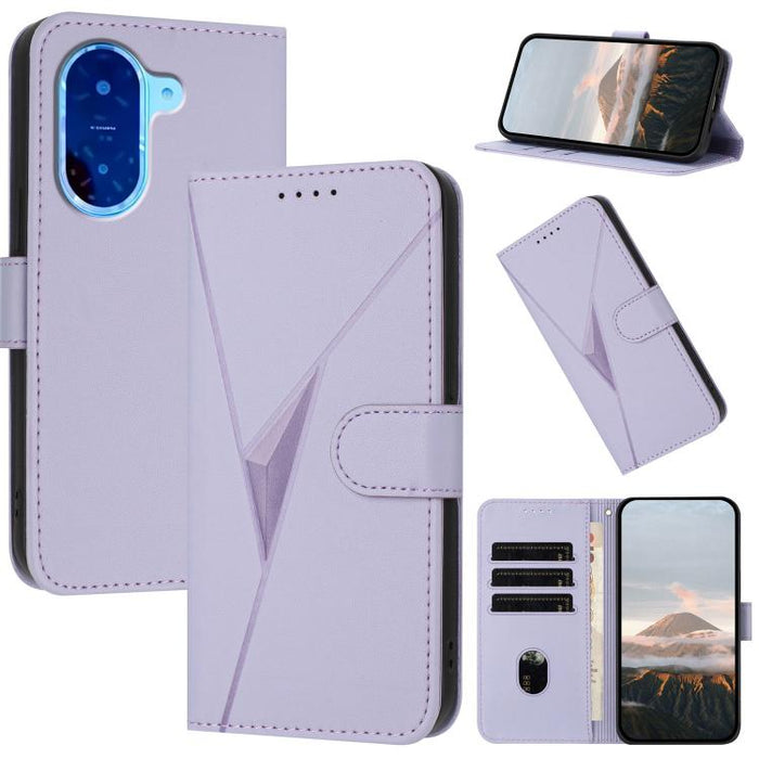 Estuche para teléfono de cuero con cierre de hebilla y diseño de triángulos, For Redmi Turbo 5 Max / Poco X8 Pro Max, For Redmi Turbo 5 5G / Poco X8 Pro 5G, For Redmi Note 15 4G / 5G 164mm / Poco M8 5G, For Redmi K90 Pro Max / Poco F8 Ultra            ...