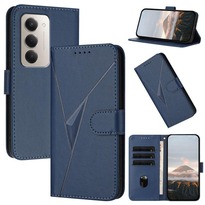 Estuche para teléfono de cuero con cierre de hebilla y diseño de triángulos, For Redmi Turbo 5 Max / Poco X8 Pro Max, For Redmi Turbo 5 5G / Poco X8 Pro 5G, For Redmi Note 15 4G / 5G 164mm / Poco M8 5G, For Redmi K90 Pro Max / Poco F8 Ultra            ...