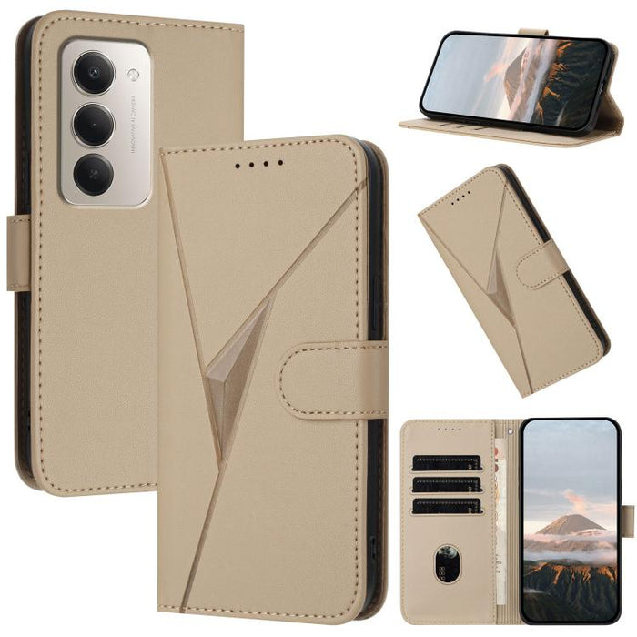 Estuche para teléfono de cuero con cierre de hebilla y diseño de triángulos, For Redmi Turbo 5 Max / Poco X8 Pro Max, For Redmi Turbo 5 5G / Poco X8 Pro 5G, For Redmi Note 15 4G / 5G 164mm / Poco M8 5G, For Redmi K90 Pro Max / Poco F8 Ultra            ...