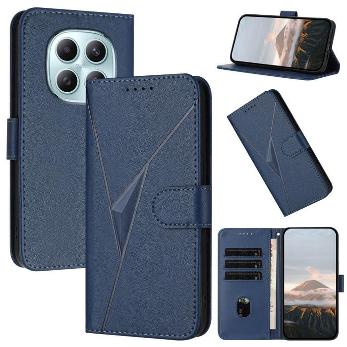 Estuche para teléfono de cuero con cierre de hebilla y diseño de triángulos, For Redmi Turbo 5 Max / Poco X8 Pro Max, For Redmi Turbo 5 5G / Poco X8 Pro 5G, For Redmi Note 15 4G / 5G 164mm / Poco M8 5G, For Redmi K90 Pro Max / Poco F8 Ultra            ...