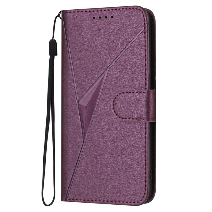 Estuche para teléfono de cuero con cierre de hebilla y diseño de triángulos, For Redmi Turbo 5 Max / Poco X8 Pro Max, For Redmi Turbo 5 5G / Poco X8 Pro 5G, For Redmi Note 15 4G / 5G 164mm / Poco M8 5G, For Redmi K90 Pro Max / Poco F8 Ultra            ...