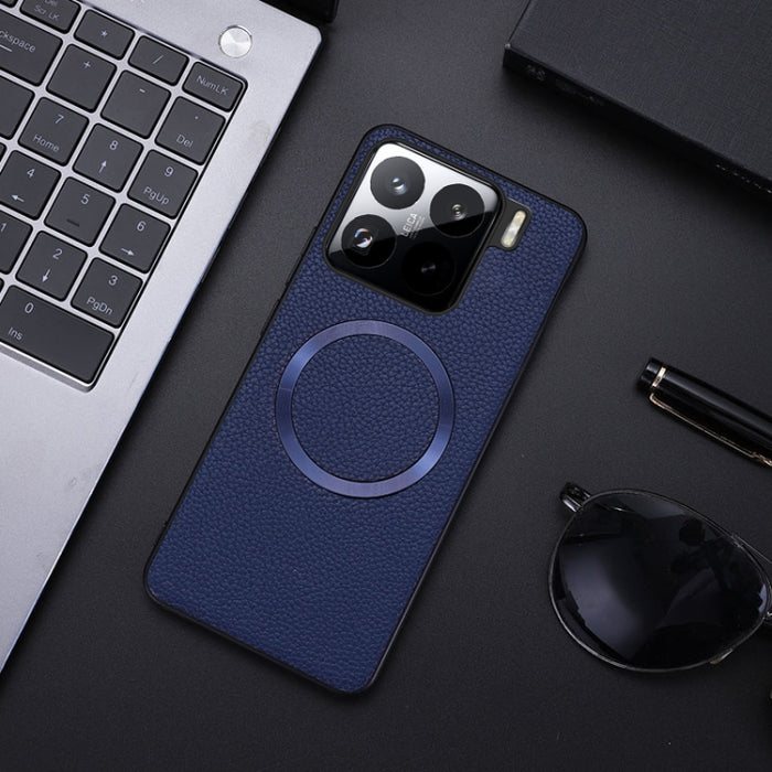 Funda para teléfono con textura de lichi y imán CD Magsafe, For Xiaomi 17T Pro, For Xiaomi 15T Pro, For Xiaomi 15T, For Xiaomi 15 Pro, For Xiaomi 15