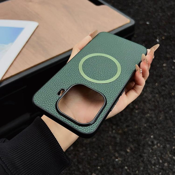 Funda para teléfono con textura de lichi y imán CD Magsafe, For Xiaomi 17T Pro, For Xiaomi 15T Pro, For Xiaomi 15T, For Xiaomi 15 Pro, For Xiaomi 15