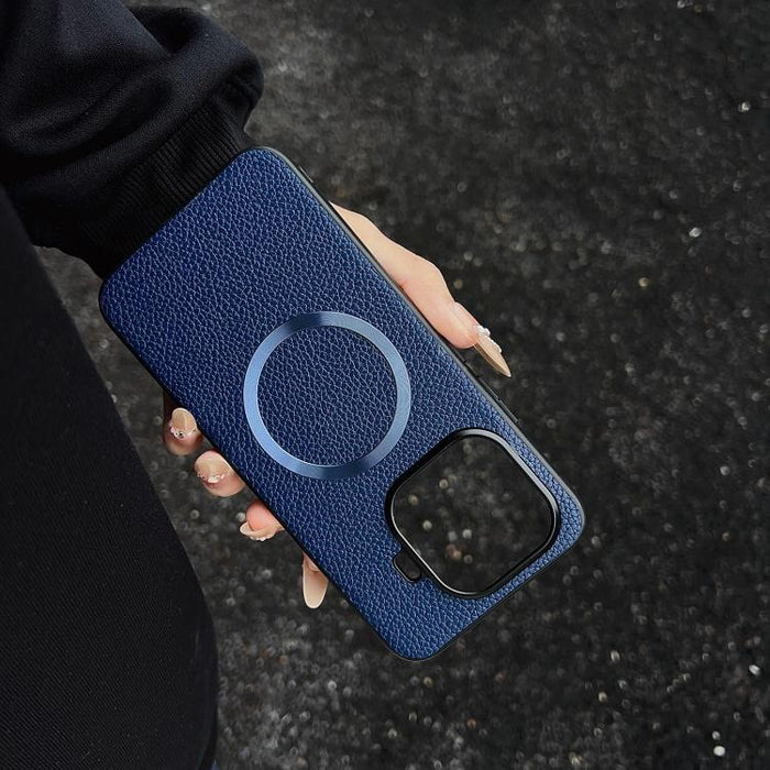 Funda para teléfono con textura de lichi y imán CD Magsafe, For Xiaomi 17T Pro, For Xiaomi 15T Pro, For Xiaomi 15T, For Xiaomi 15 Pro, For Xiaomi 15