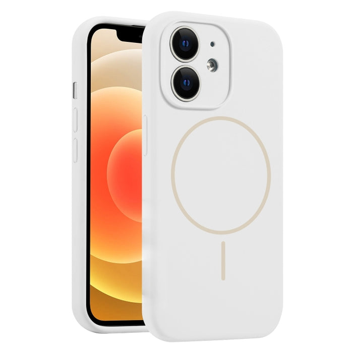 Funda para teléfono MagSafe de silicona líquida con orificios finos, For iPhone 14 Pro Max, For iPhone 13 Pro Max, For iPhone 13 Pro, For iPhone 13, For iPhone 12, For iPhone 12 Pro Max, For iPhone 12 Pro