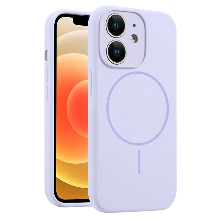 Funda para teléfono MagSafe de silicona líquida con orificios finos, For iPhone 14 Pro Max, For iPhone 13 Pro Max, For iPhone 13 Pro, For iPhone 13, For iPhone 12, For iPhone 12 Pro Max, For iPhone 12 Pro