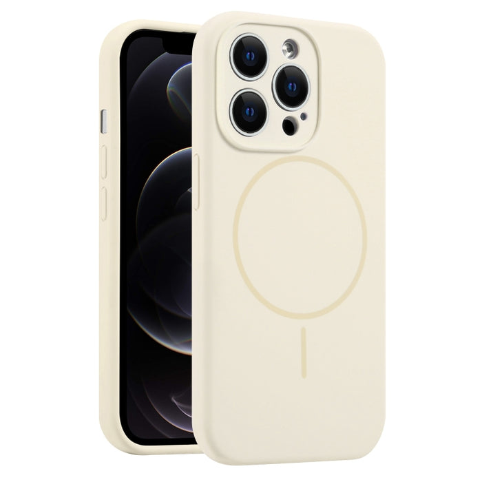Funda para teléfono MagSafe de silicona líquida con orificios finos, For iPhone 14 Pro Max, For iPhone 13 Pro Max, For iPhone 13 Pro, For iPhone 13, For iPhone 12, For iPhone 12 Pro Max, For iPhone 12 Pro