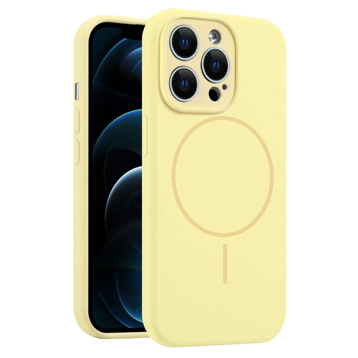 Funda para teléfono MagSafe de silicona líquida con orificios finos, For iPhone 14 Pro Max, For iPhone 13 Pro Max, For iPhone 13 Pro, For iPhone 13, For iPhone 12, For iPhone 12 Pro Max, For iPhone 12 Pro