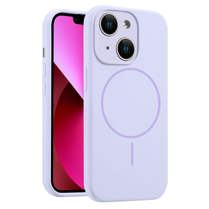 Funda para teléfono MagSafe de silicona líquida con orificios finos, For iPhone 14 Pro Max, For iPhone 13 Pro Max, For iPhone 13 Pro, For iPhone 13, For iPhone 12, For iPhone 12 Pro Max, For iPhone 12 Pro