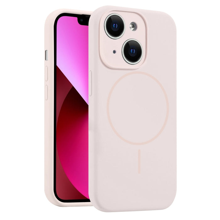 Funda para teléfono MagSafe de silicona líquida con orificios finos, For iPhone 14 Pro Max, For iPhone 13 Pro Max, For iPhone 13 Pro, For iPhone 13, For iPhone 12, For iPhone 12 Pro Max, For iPhone 12 Pro