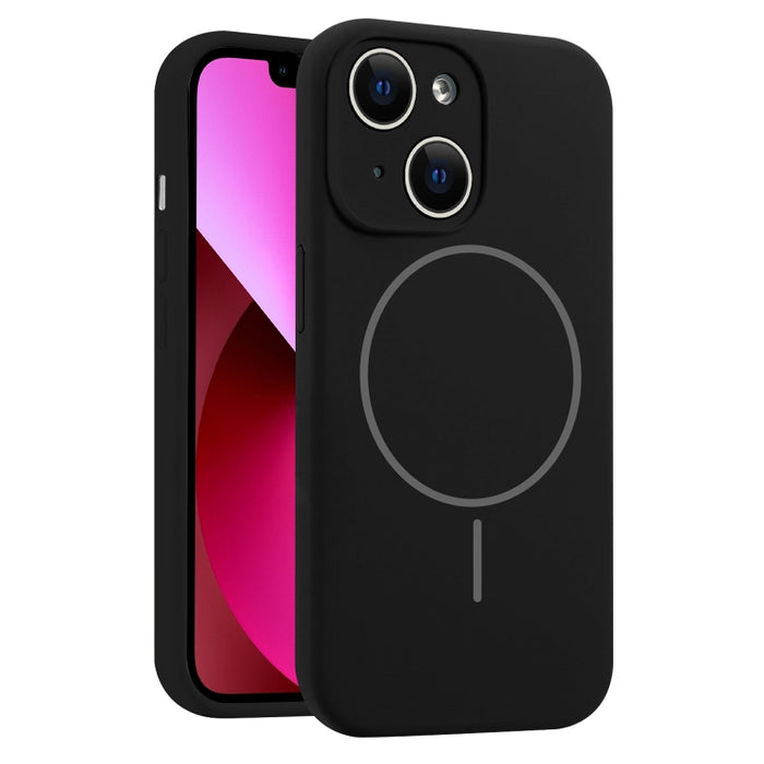 Funda para teléfono MagSafe de silicona líquida con orificios finos, For iPhone 14 Pro Max, For iPhone 13 Pro Max, For iPhone 13 Pro, For iPhone 13, For iPhone 12, For iPhone 12 Pro Max, For iPhone 12 Pro