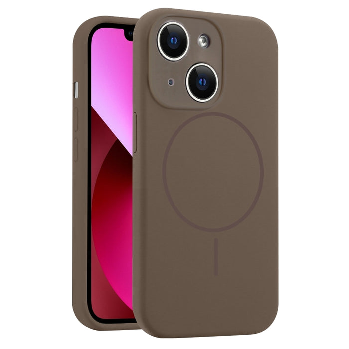 Funda para teléfono MagSafe de silicona líquida con orificios finos, For iPhone 14 Pro Max, For iPhone 13 Pro Max, For iPhone 13 Pro, For iPhone 13, For iPhone 12, For iPhone 12 Pro Max, For iPhone 12 Pro