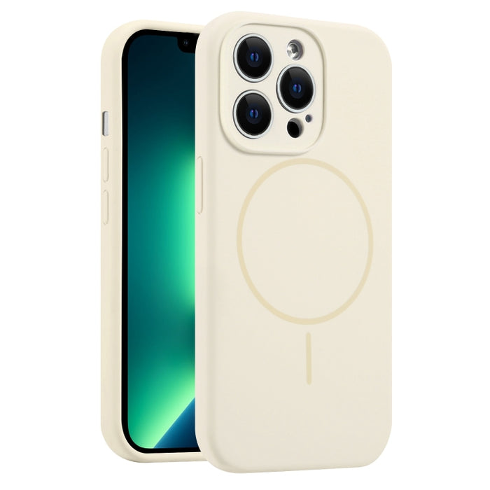 Funda para teléfono MagSafe de silicona líquida con orificios finos, For iPhone 14 Pro Max, For iPhone 13 Pro Max, For iPhone 13 Pro, For iPhone 13, For iPhone 12, For iPhone 12 Pro Max, For iPhone 12 Pro