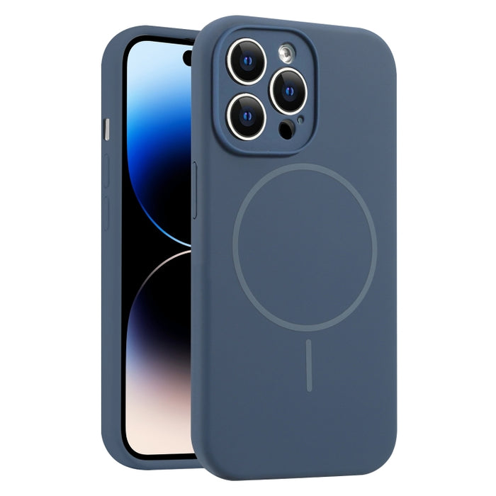Funda para teléfono MagSafe de silicona líquida con orificios finos, For iPhone 14 Pro Max, For iPhone 13 Pro Max, For iPhone 13 Pro, For iPhone 13, For iPhone 12, For iPhone 12 Pro Max, For iPhone 12 Pro