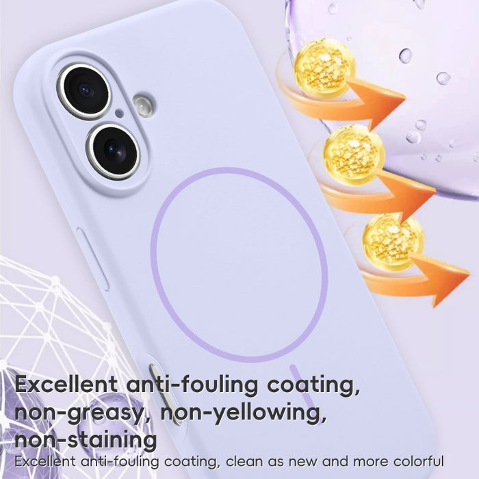 Funda para teléfono MagSafe de silicona líquida con orificios finos, For iPhone 14 Pro Max, For iPhone 13 Pro Max, For iPhone 13 Pro, For iPhone 13, For iPhone 12, For iPhone 12 Pro Max, For iPhone 12 Pro