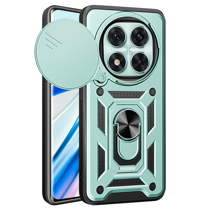 Funda para teléfono de TPU+PC con diseño de cubierta de cámara deslizante, For Redmi 12 5G