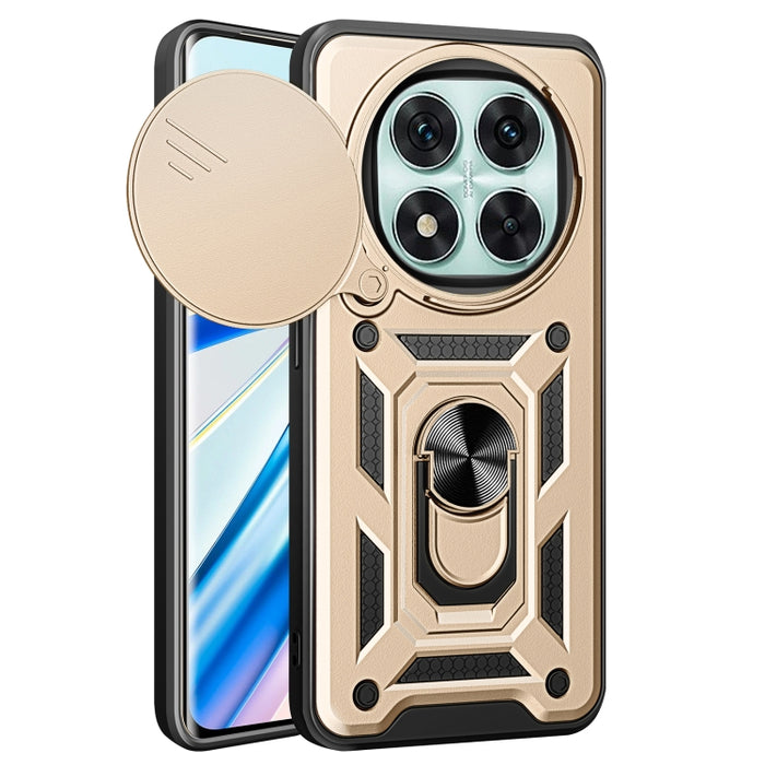 Funda para teléfono de TPU+PC con diseño de cubierta de cámara deslizante, For Redmi 12 5G