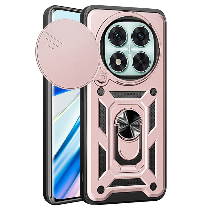 Funda para teléfono de TPU+PC con diseño de cubierta de cámara deslizante, For Redmi 12 5G