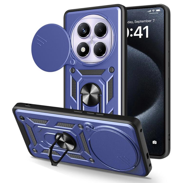 Funda para teléfono de TPU+PC con diseño de cubierta de cámara deslizante, For Redmi 12 5G