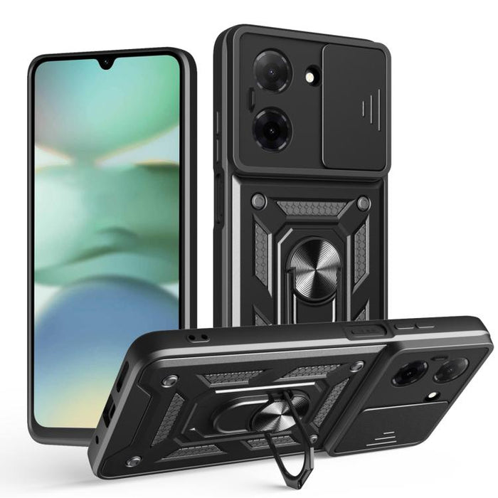 Funda para teléfono de TPU+PC con diseño de cubierta de cámara deslizante, For Redmi A7 Pro 4G / Poco C85x, For Redmi Note 15 Pro+ 5G Global 163.3mm, For Redmi Note 15 5G / 4G Global 164mm, For Redmi Note 15 Pro 5G Global 163.6mm                       ...