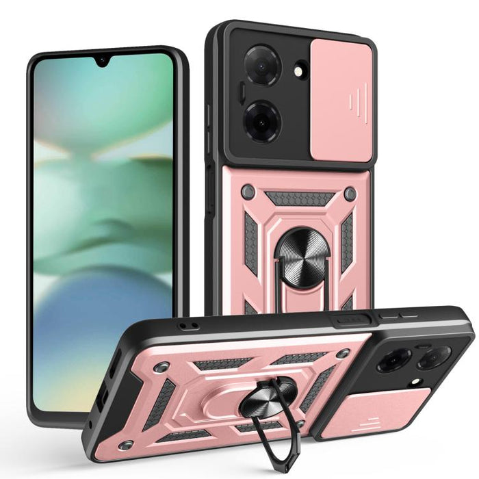 Funda para teléfono de TPU+PC con diseño de cubierta de cámara deslizante, For Redmi A7 Pro 4G / Poco C85x, For Redmi Note 15 Pro+ 5G Global 163.3mm, For Redmi Note 15 5G / 4G Global 164mm, For Redmi Note 15 Pro 5G Global 163.6mm                       ...