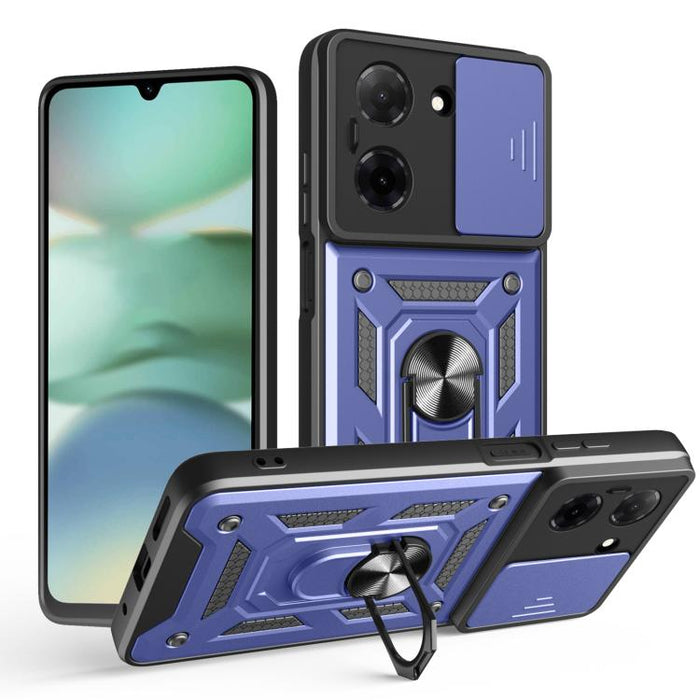 Funda para teléfono de TPU+PC con diseño de cubierta de cámara deslizante, For Redmi A7 Pro 4G / Poco C85x, For Redmi Note 15 Pro+ 5G Global 163.3mm, For Redmi Note 15 5G / 4G Global 164mm, For Redmi Note 15 Pro 5G Global 163.6mm                       ...