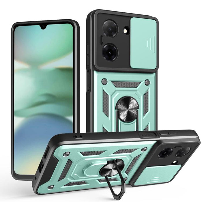 Funda para teléfono de TPU+PC con diseño de cubierta de cámara deslizante, For Redmi A7 Pro 4G / Poco C85x, For Redmi Note 15 Pro+ 5G Global 163.3mm, For Redmi Note 15 5G / 4G Global 164mm, For Redmi Note 15 Pro 5G Global 163.6mm                       ...