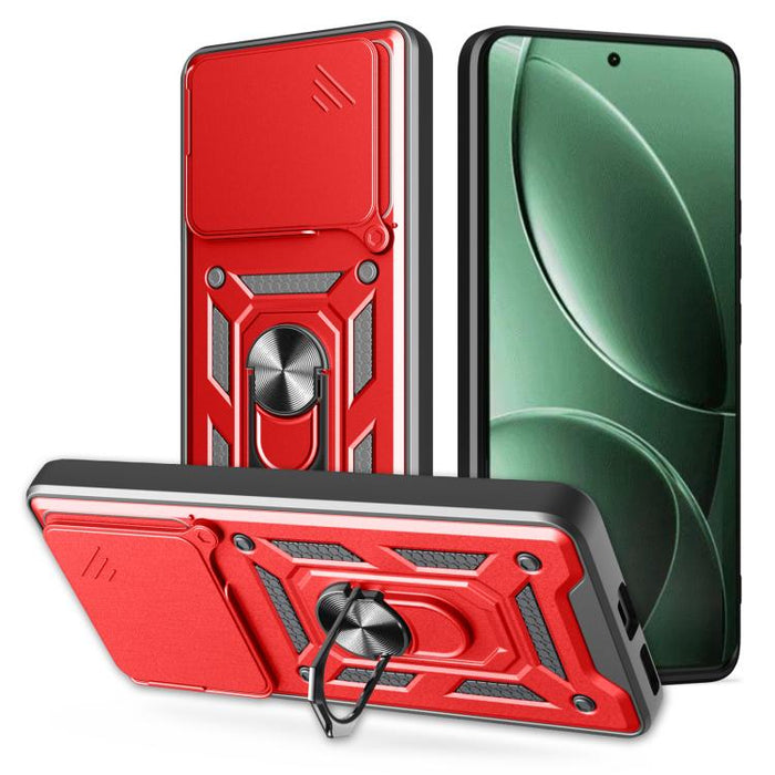 Funda para teléfono de TPU+PC con diseño de cubierta de cámara deslizante, For Redmi 12 5G
