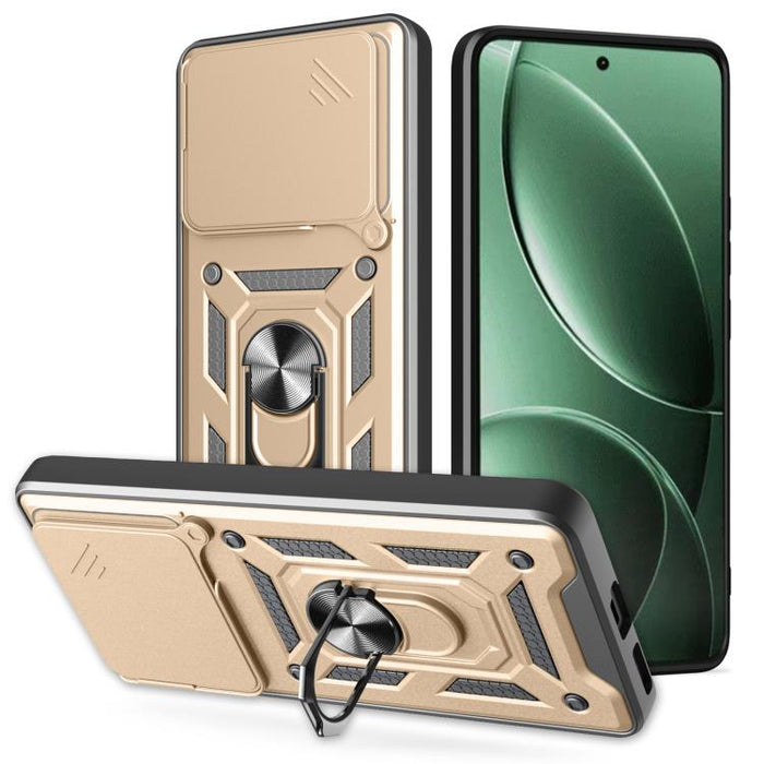Funda para teléfono de TPU+PC con diseño de cubierta de cámara deslizante, For Redmi 12 5G